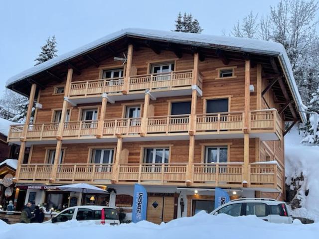 Apartmán Les Amborzales Le Grand-Bornand Exteriér fotografie
