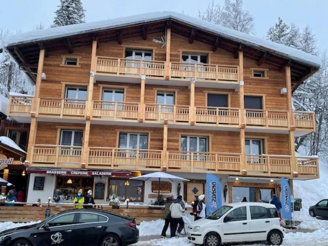 Apartmán Les Amborzales Le Grand-Bornand Exteriér fotografie